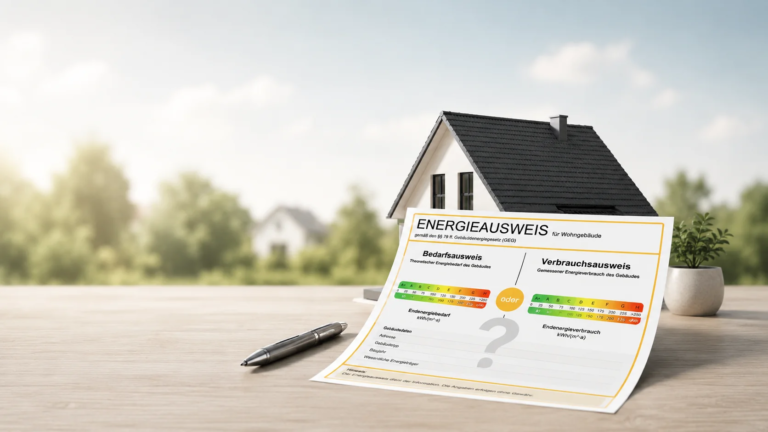 Energieausweis nach GEG mit Vergleich von Bedarfsausweis und Verbrauchsausweis für ein Wohngebäude im Raum Freiburg