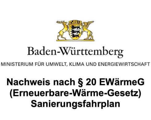 effizienzraum Energieberatung Bauphysik EWärmeG-Nachweis Freiburg